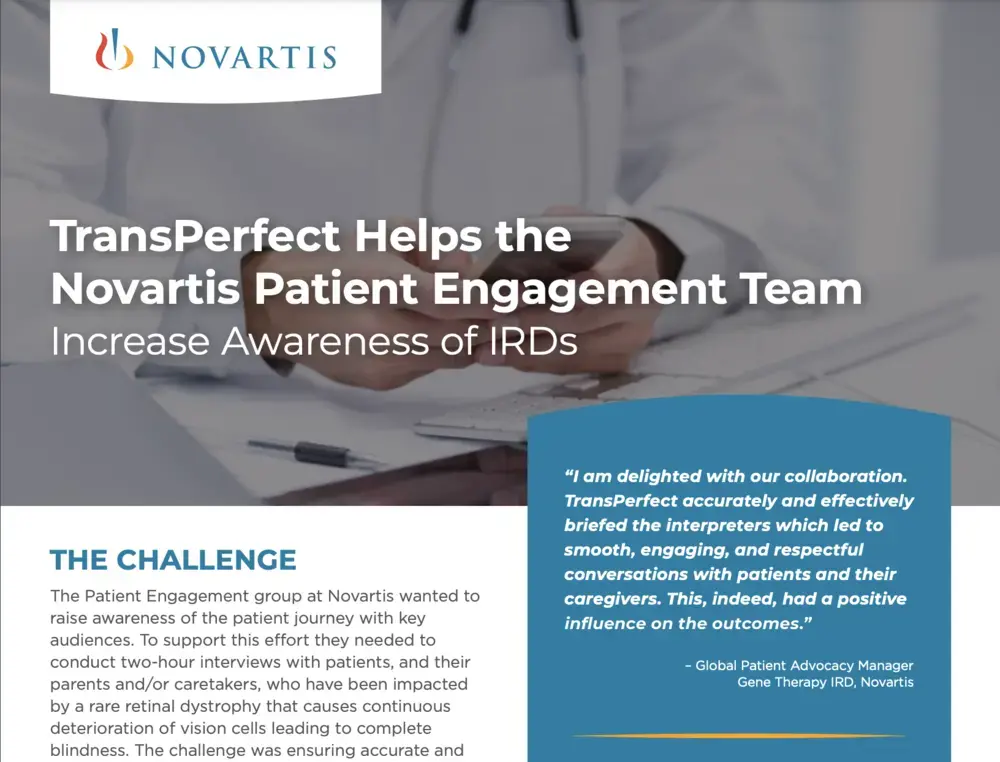 Novartis Patient Engagement