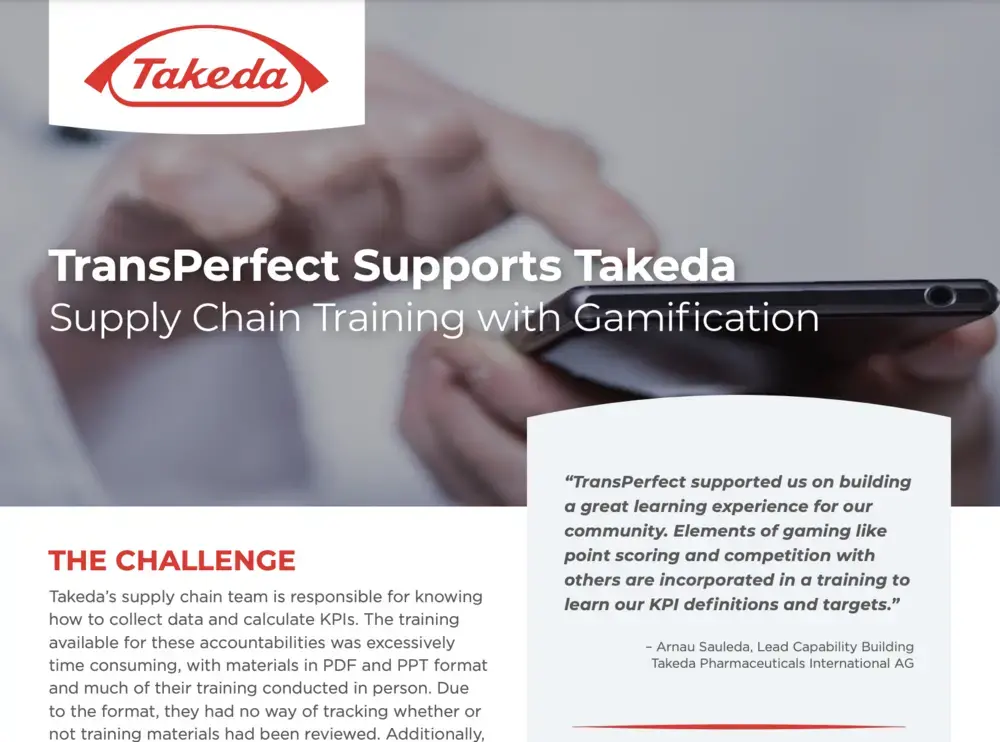 Takeda Training Gamification