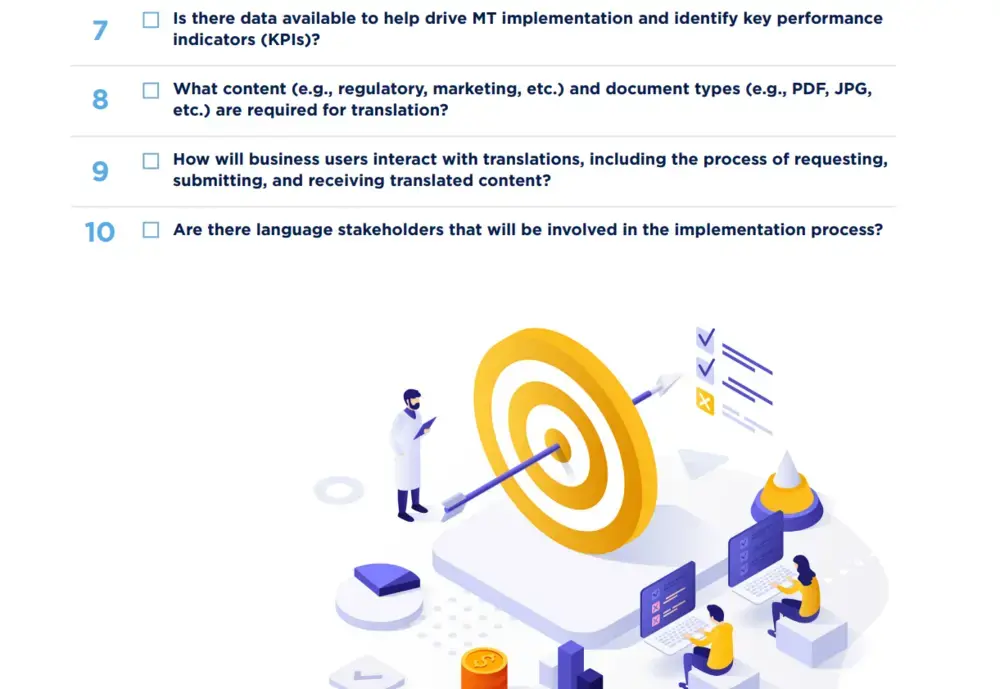 Top 10 Considerations when Implementing Machine Translation (MT)