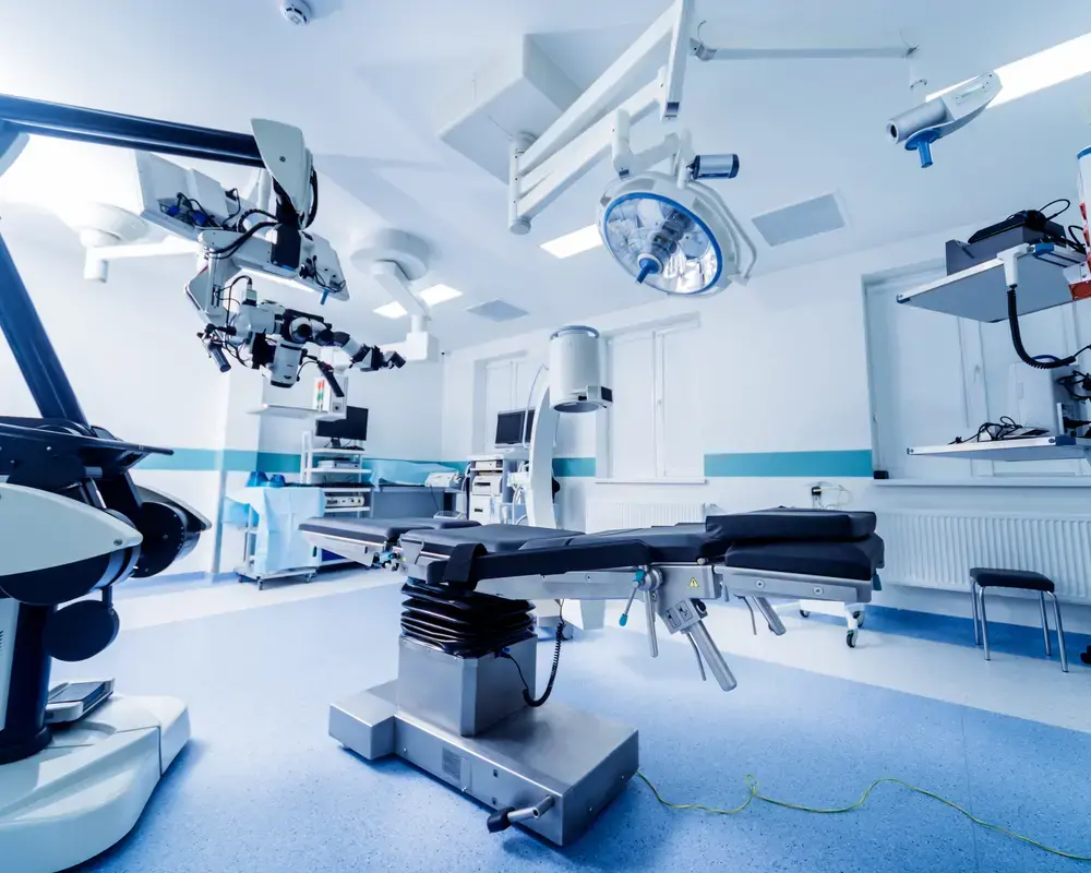 Medical devices in operating room hospital