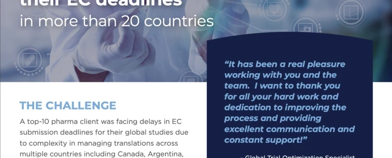 GlobalLink Expedites EC Deadlines
