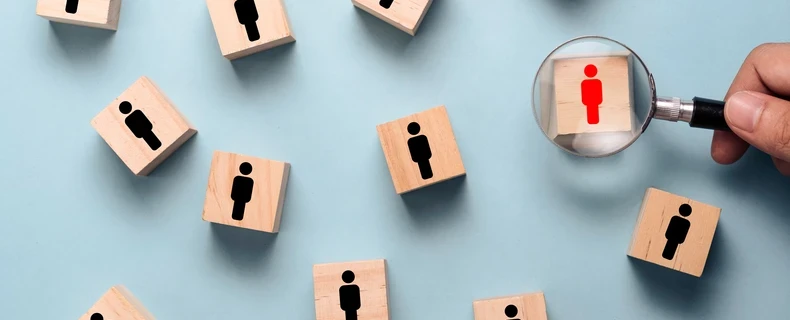 patient recruitment in magnifying glass