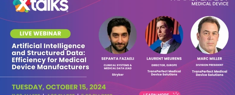 Artificial Intelligence and Structured Data: Effiency for Medical Device Manufacturers
