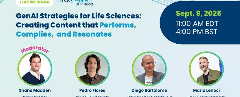 GenAI Strategies for Life Sciences: Creating Content that Performs, Complies, and Resonates